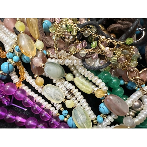 360 - Good Collection of Costume Jewellery. Includes Beads, Necklaces, Bracelets etc. Together with anothe... 