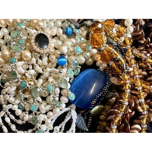 360 - Good Collection of Costume Jewellery. Includes Beads, Necklaces, Bracelets etc. Together with anothe... 