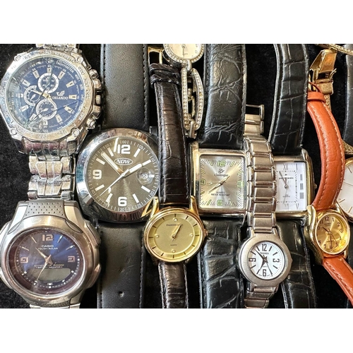 382 - A Collection of Ladies & Gentleman's Fashion Wristwatches, mostly boxed to include Pierre Cardin, Ca... 