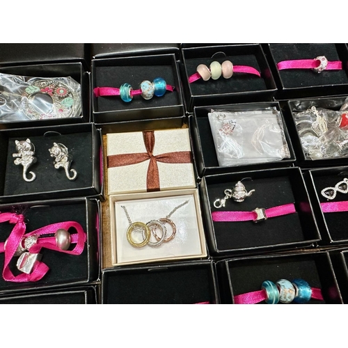 419 - Collection of Boxed Avon 'Treasure Beads', 46 boxed charms, together with some loose, various charms... 