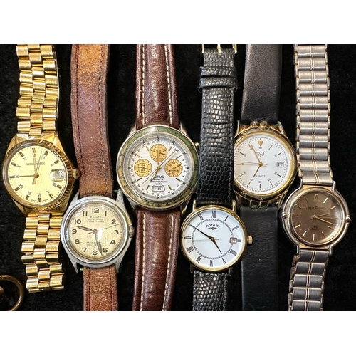 430 - Collection of Assorted Ladies & Gentleman's Wristwatches, bracelet and leather straps, including RJW... 