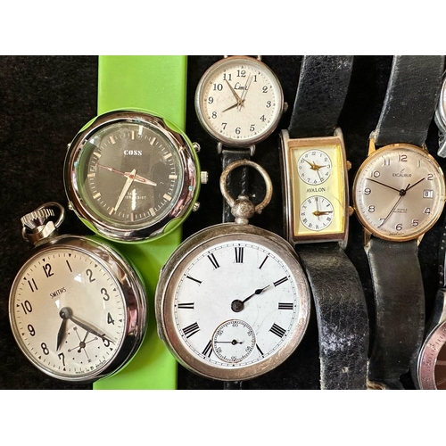 431 - Collection of Assorted Ladies & Gentleman's Wristwatches, bracelet and leather straps, including Sek... 