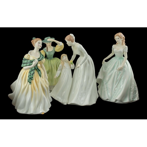 523 - Royal Doulton Collection of Hand Painted Figures ( 4 ) In Total. Comprises 1/ Buttercup, HN2309. 2/ ... 