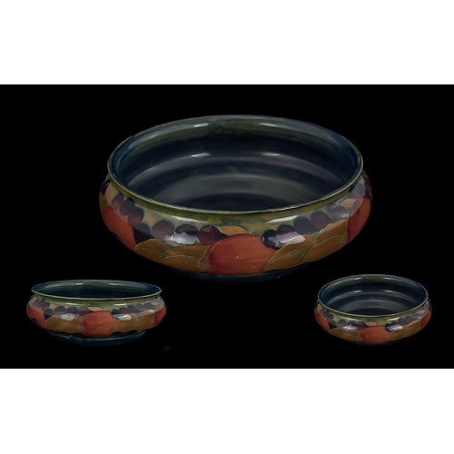 531 - William Moorcroft Large Ochre 'Pomegranate' Design Bowl, circa 1920s, diameter 8 inches (20cms), hei... 