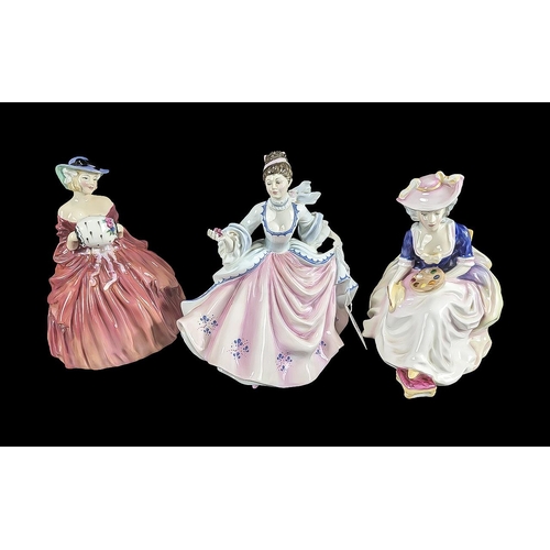 601 - Three Royal Doulton Figures, comprising 'Rebecca', 'Genevieve' and 'Kathleen'.  All in good conditio... 