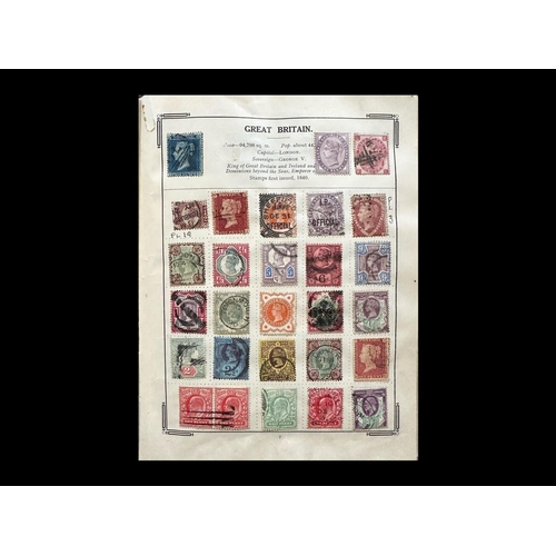 1339 - Stamps World 1854 To 1950 Col'n - Including Much Commonwealth Mint Or Used In 2 Matching Stanley Gib... 