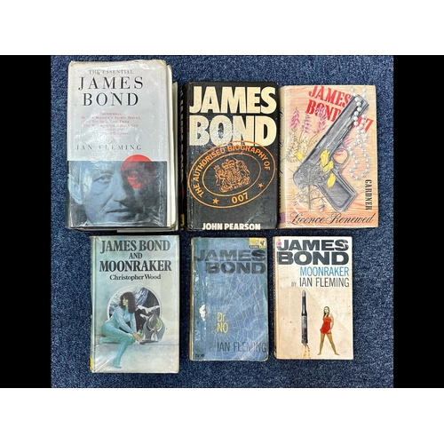 1378 - James Bond Interest - Rare Books comprising - 'The Authorised Biography of 007' 1985, Licence Renewe... 