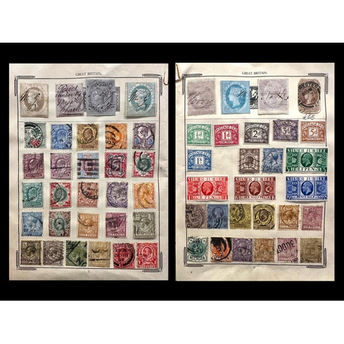 1339 - Stamps World 1854 To 1950 Col'n - Including Much Commonwealth Mint Or Used In 2 Matching Stanley Gib... 