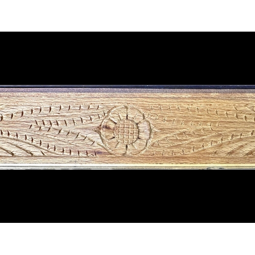 1112 - Hand Carved Decorative Zither, 17 string, length 32.5''.