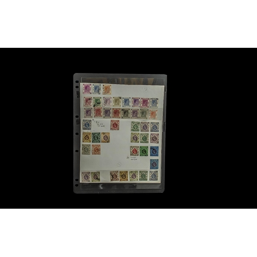 1344 - Stamps Interest - Hong Kong Used Col'n From 1862 Upto 1988 On Sheets On Hagners For Presentation Pur... 