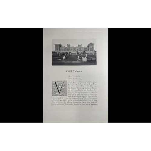 1350 - Fine Exhibition Binding Queen Victoria - Ltd and Numbered Edition by Richard Holmes 1897 Book, Libra... 