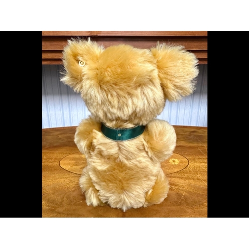 1371 - Steiff Jointed 2001 Danbury Mint Edition Teddy Bear, glass eyes, moveable joints, leather paws.  Com... 