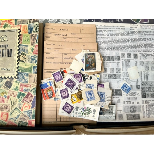 1386 - Stamp Interest - Merton Stamp Album, containing world stamps,  together with First Day Covers, assor... 