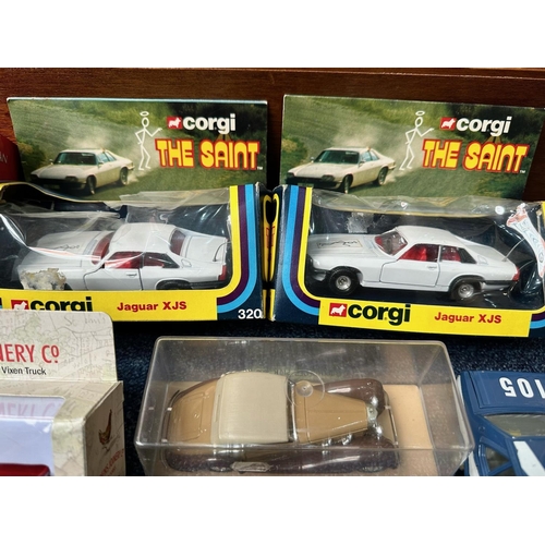 1493 - A Collection of Loose and Boxed Cars to include Corgi The London Scene, Cooper Tires 1947 Ford Sedan... 