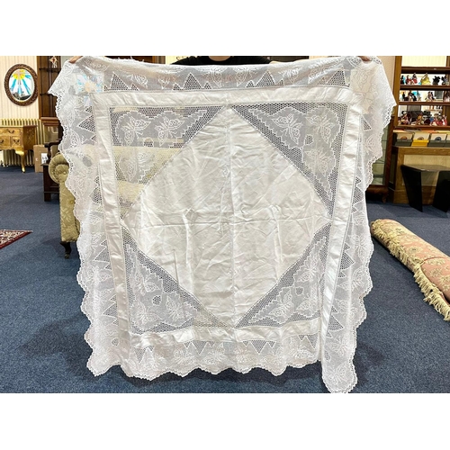 1500 - Two 1940's Crochet Tablecloths in Irish Linen, made by the vendor's Grandmother,  Ada Lumb, from Old... 