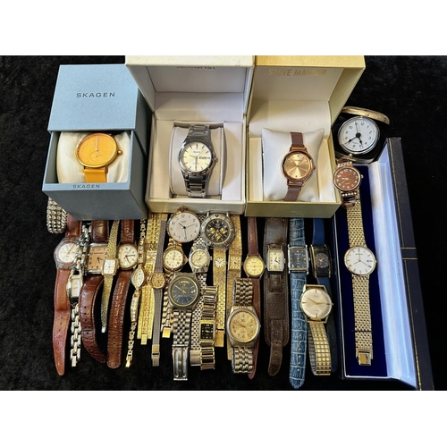 414 - Collection of Ladies & Gentleman's Wristwatches, makes to include Skagen, Accurist, Sekonda, Avia, R... 