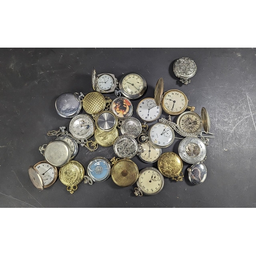 438 - Large Collection of Assorted Pocket Watches, assorted sizes, makes and designs.  Makes include Smith... 