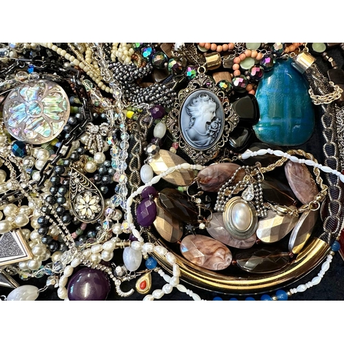 446 - Collection of Quality Costume Jewellery, including pearls, necklaces, chains, bracelets, pendants, b... 