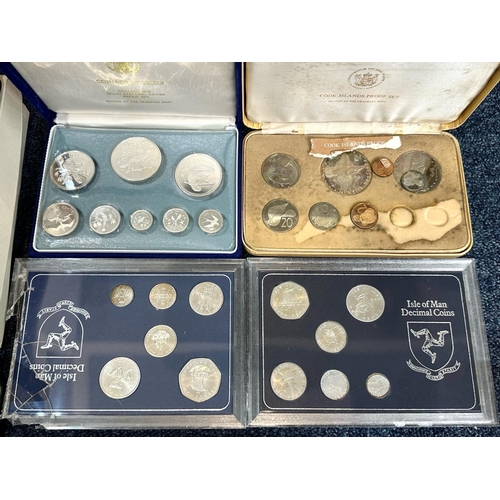 499 - A Collection of Coins to Contain a boxed set of silver spoons, commemorative coins, proof sets, etc.