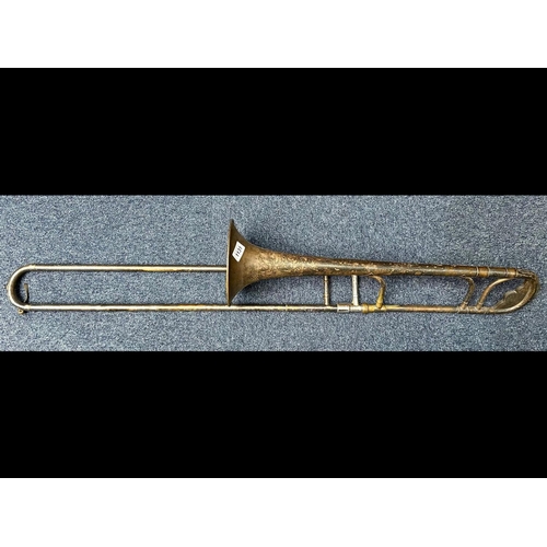 1131 - Trombone in poor condition, as found.