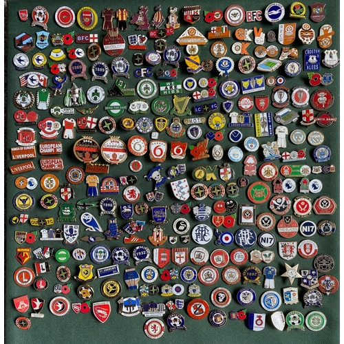 1374 - Football Club Enamel Metal Badges/Pins, Over 250 UK, includes some promotion, anniversary, supporter... 