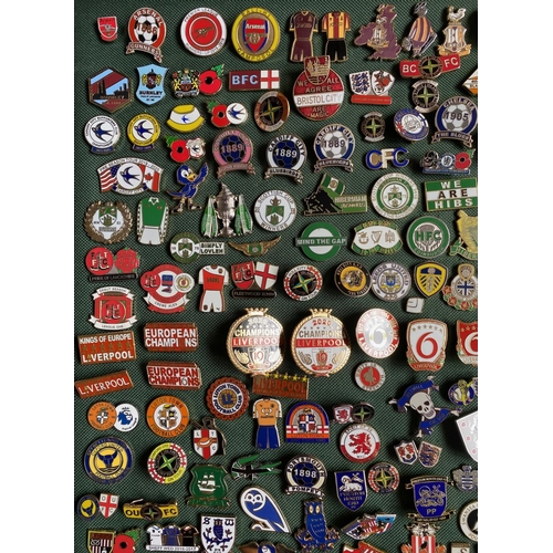 1374 - Football Club Enamel Metal Badges/Pins, Over 250 UK, includes some promotion, anniversary, supporter... 