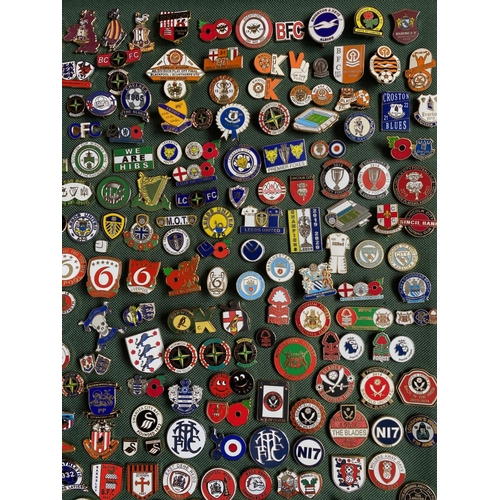 1374 - Football Club Enamel Metal Badges/Pins, Over 250 UK, includes some promotion, anniversary, supporter... 