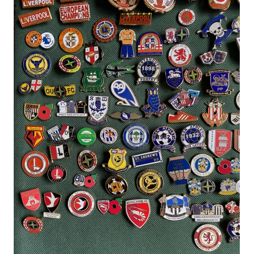 1374 - Football Club Enamel Metal Badges/Pins, Over 250 UK, includes some promotion, anniversary, supporter... 