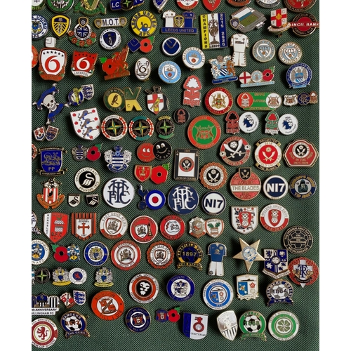 1374 - Football Club Enamel Metal Badges/Pins, Over 250 UK, includes some promotion, anniversary, supporter... 