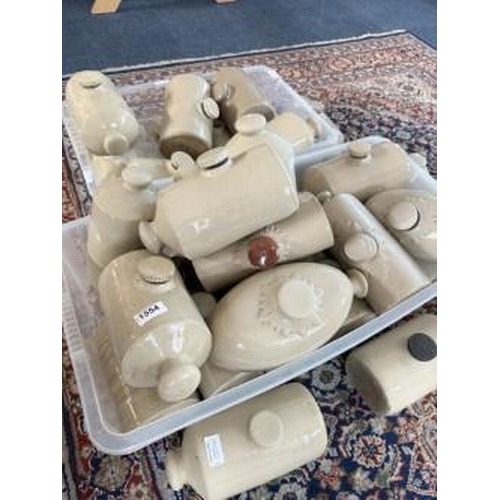 1554 - Collection of Stone Hot Water Bottles, approx 30 in total, various brand names.