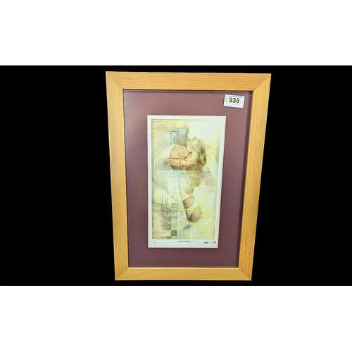 935 - David Rothwell Signed Print 'One Memory', Limited Edition No. 2/250, mounted, framed and glazed.  Im... 