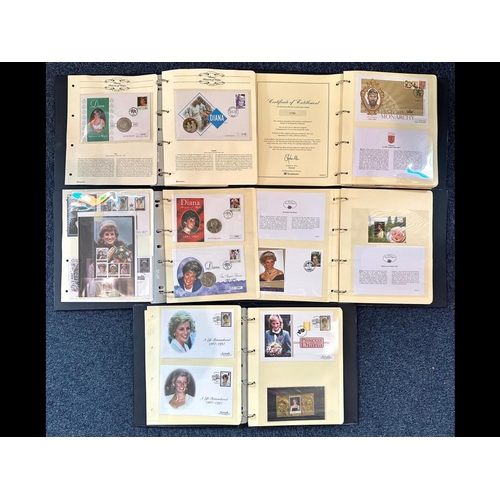 1395 - Five Albums Of Coin And First day Covers. Princess Diana And Associated.