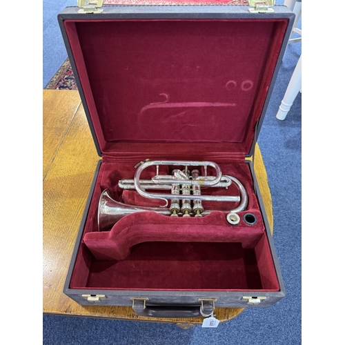 1448 - Besson Cornet, in fitted box.