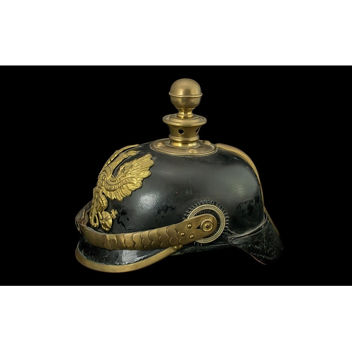 1301 - Prussian - Pickelhaube Officers Field Artillery Regiment - General Field Marshal Graf Walersee, Date... 