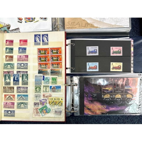 1433 - Collection of 15+ Stamp Albums, containing mostly mint stamps in presentation packs, GB and Channel ... 