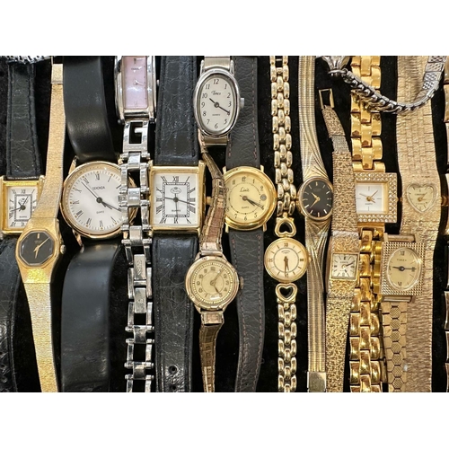 453 - Collection of Ladies & Gentleman's Wristwatches, leather and bracelet straps, assorted makes and sty... 