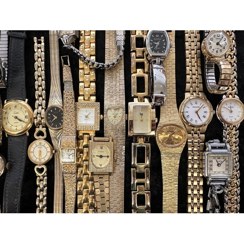 453 - Collection of Ladies & Gentleman's Wristwatches, leather and bracelet straps, assorted makes and sty... 