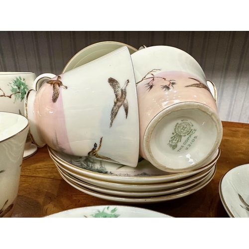 581 - Royal Doulton 'The Coppice' Tea Service, comprising six cups, six saucers, six side plates, bread an... 