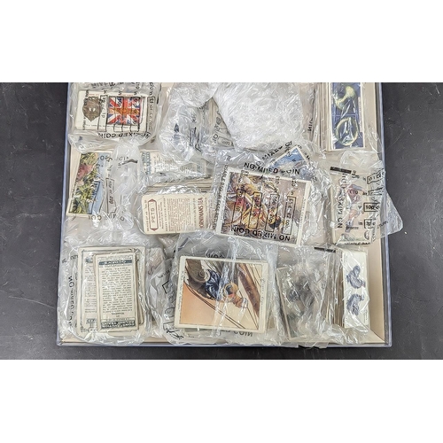 1425 - Collection of Cigarette Cards, to include Players, Ogdens, Wills, etc.  Subjects include Regimental,... 