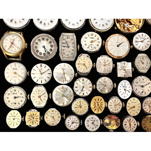 447 - Collection of Assorted Quality Watch Faces, assorted makes including Tissot, Precista, Rotary, Garra... 