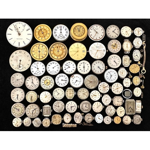 448 - Collection of Assorted Quality Watch Faces, assorted makes including Tiara, Recista, Juvenia, Everit... 