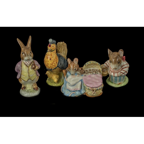 583 - Collection of ( 3 ) Beswick Beatrix Potter Figures. All Fully Stamped for Beswick. Includes 1/ Beswi... 