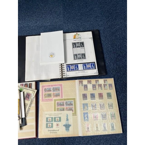 1440 - Stamp Interest - Collection of Six Stamp Albums, including stamps from USA, Her Majesty Queen Elizab... 