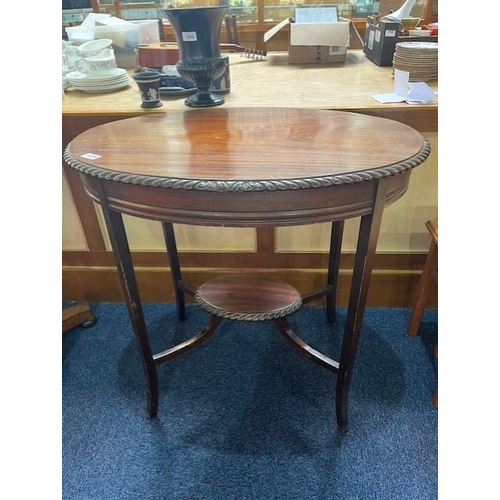 1024 - Nest of Three Tables, largest measures 21'' wide x 16'' deep x 22'' high.  Together with an oval occ... 