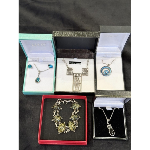 352 - Collection of Sterling Silver Jewellery, Includes Mackintosh, Ortak, Lila etc. All Hallmarked for Si... 