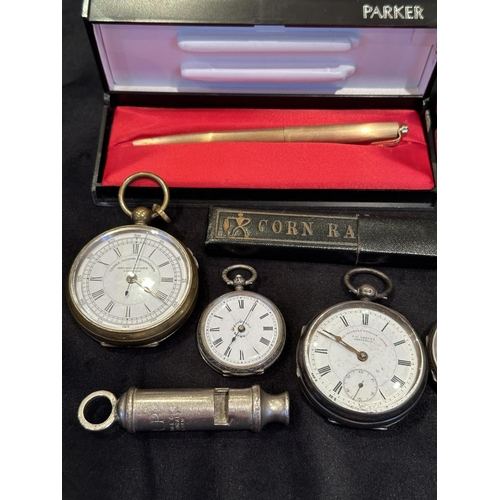 353 - Collection of Items, Includes Pocket Watches, Parker Pen In Box Bought From Oxford Street, London, C... 