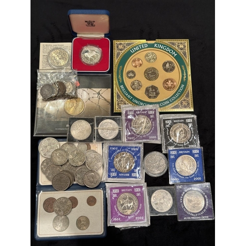 369 - Collection of Misc Coins. Various Dates etc. Needs a Good Sort.