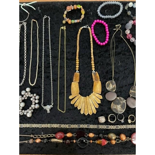 416A - Box of Quality Costume Jewellery, including necklaces, chains, pearls, beads, bracelets, earrings, b... 