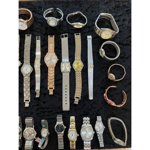 451A - Collection of Ladies Fashion Wristwatches, all fitted with new batteries and in working order, brace... 