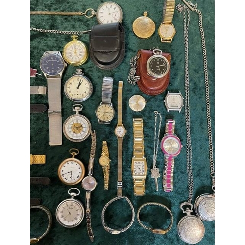 452 - Collection of Ladies & Gentlemen's Wristwatches, leather and bracelet straps, various makes and styl... 